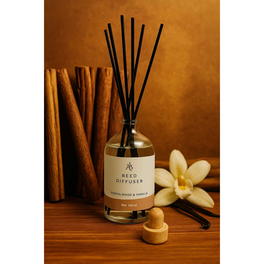 Sandalwood & Vanilla Reed Diffuser – 100ml