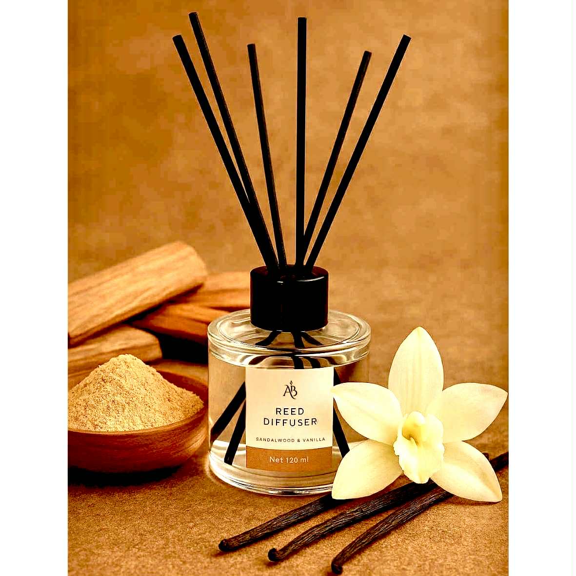 Sandalwood & Vanilla Reed Diffuser - 120ml